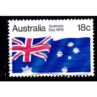 Australia 1978 Australia Day Flag 18c Used Stamp
