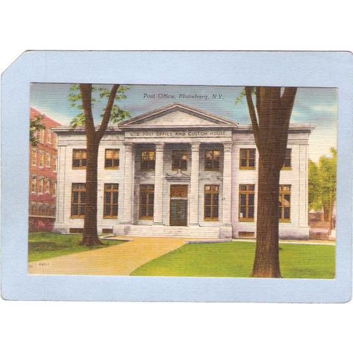 New York Plattsburg Post Office & Custom House ny_box3~1187