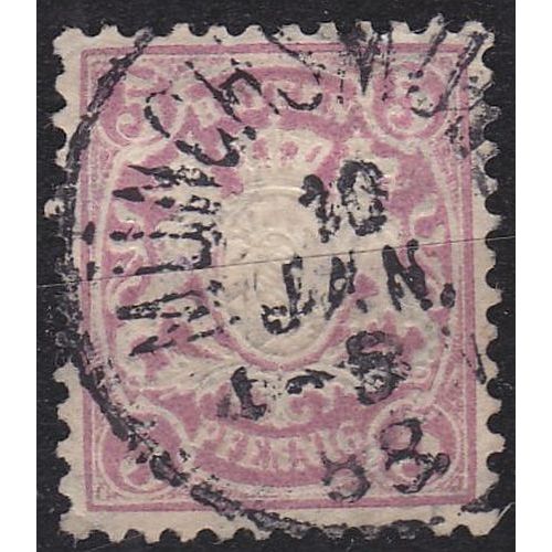 GERMANY Bayern Bavaria [1881] MiNr 0048 ( O/used )