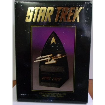 STAR TREK U.S.S. ENTERPRISE NCC-1701 GOLDEN LIMITED EDITION