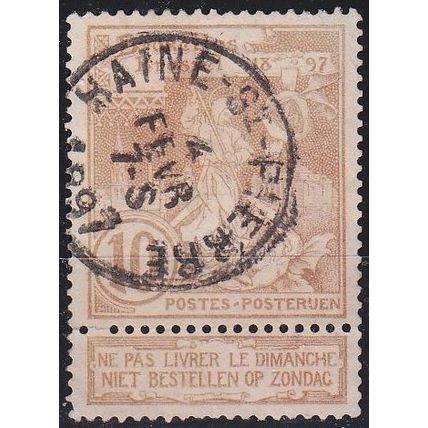 BELGIEN BELGIUM [1896] MiNr 0065 ( O/used )