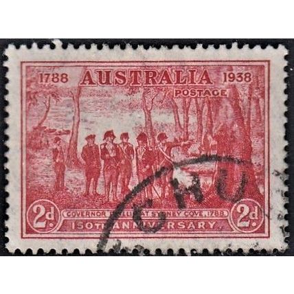 AUSTRALIA, 1937 2d NSW Anniv., SG 193 (Scott #163), used