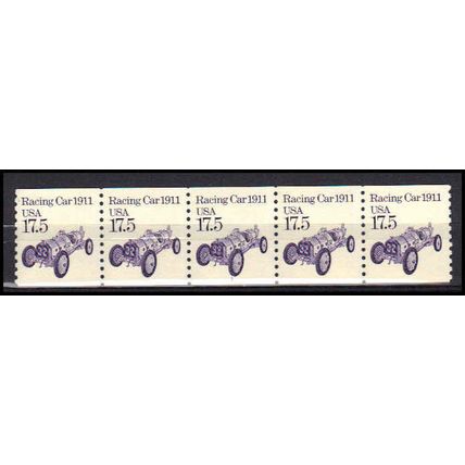 2262 17.5c Race Car Very Fine MNH Dry Gum PNC 1/5 X0905