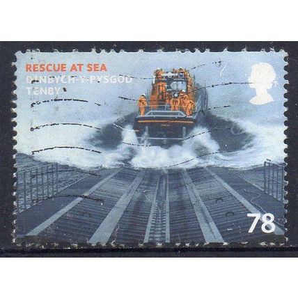 GB 2008 Rescue at Sea - Dinbych-Y-Pysgod, Tenby 78p Used