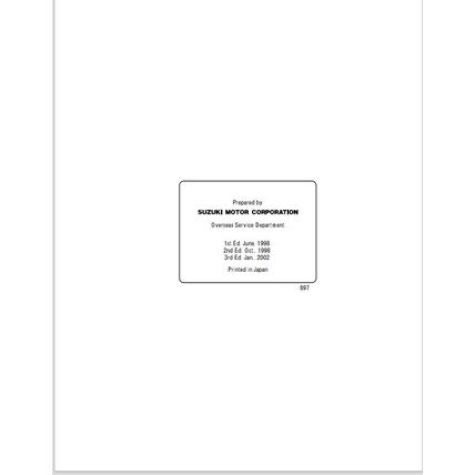 Suzuki Jimny SN413 Service Manual German 2002 9950081A0001G PDF