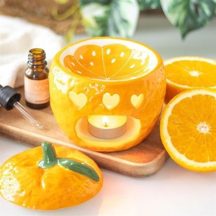 Oil Burner, Orange Design