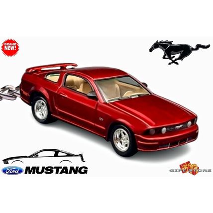 VERY RARE KEYCHAIN DARK RED FORD MUSTANG GT CUSTOM Ltd. Ed.
