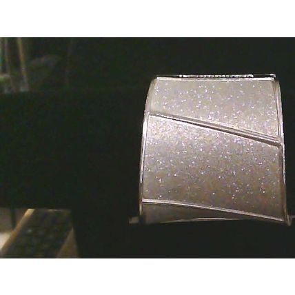 Silver Sparkling Stardust Corset Look 3'' Width Hinged Cuff Bracelet