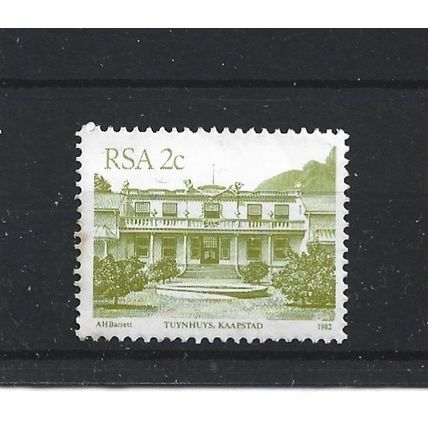 SouthAfrica.SG512 2c Tuynhuys,Cape Town (Yellow-Olive).Fine Used.Sep25c