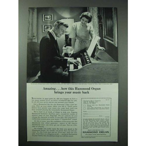 1965 Hammond Spinet Organ Ad - Amazing
