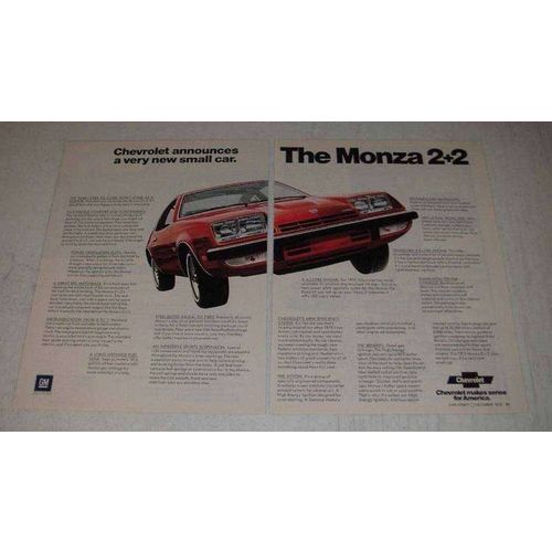 1975 Chevrolet Monza 2+2 Ad - Very New Small Car