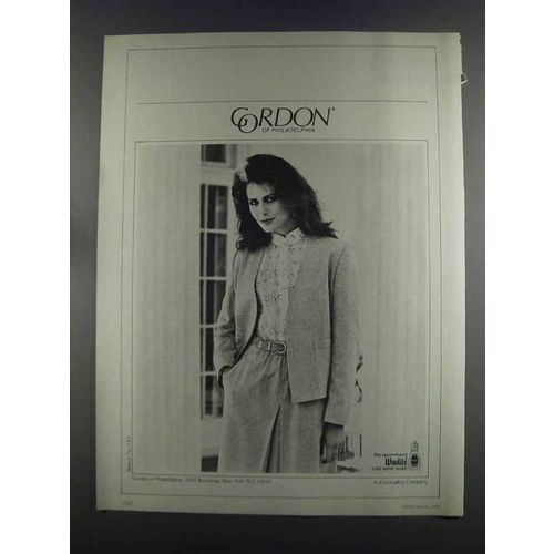 1982 Gordon of Philadelphia Fashion Ad