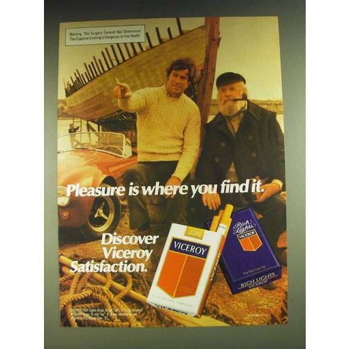 1984 Viceroy Cigarettes Ad - Pleasure