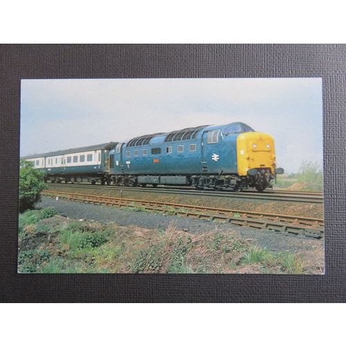 Deltic 55003 Meld at Black Carr Junction Postcard