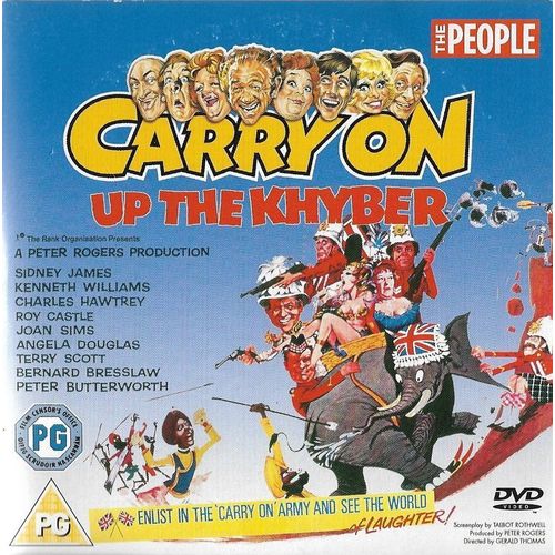 Carry On Up The Khyber DVD Promo The People Newspaper Full Film