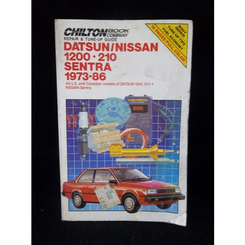 1973-1986 Datsun Nissan 1200 210 Sentra Chilton Repair Manual 7197