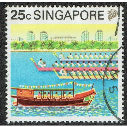 Singapore 1990 Tourism 25c Multicoloured SG627 FU