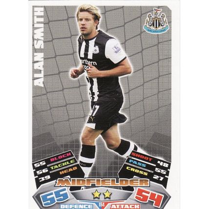 Match Attax 2011/2012 194 Alan Smith Newcastle United