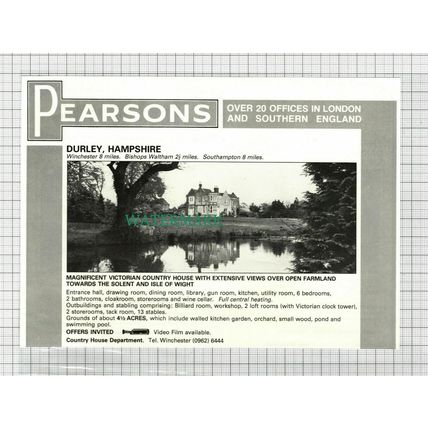 C2992) Durley Hampshire House Sale Advert - 1981 Clip