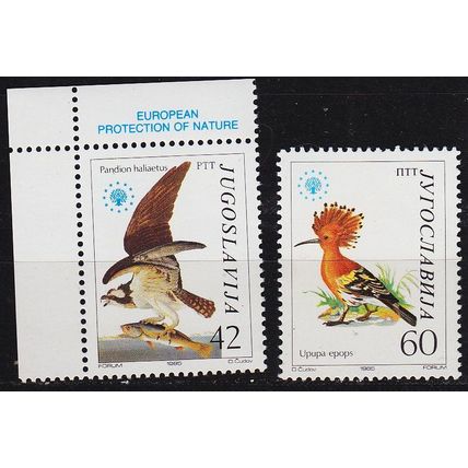 JUGOSLAVIA [1985] MiNr 2100-01 ( **/mnh ) Tiere