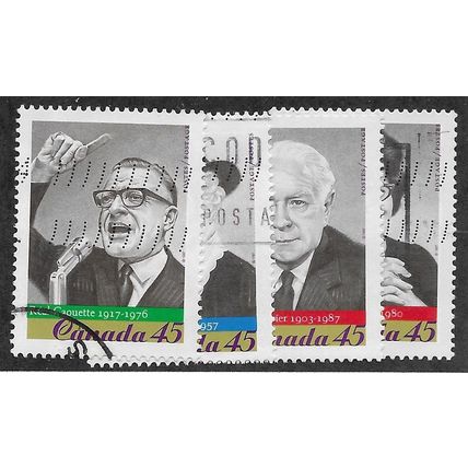 CAN 1997 (SET) 'FEDERAL POLITICIANS'(4v) FINE USED (EBID71-508)