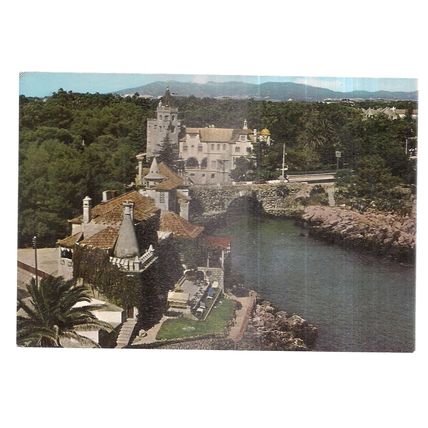 COUNT OF CASTRO GUIMARAES MUSEUM, CASCAIS, PORTUGAL unused postcard =