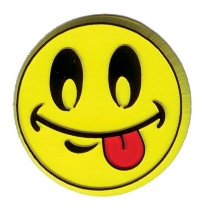 Silly Smiley Face Fridge Magnet