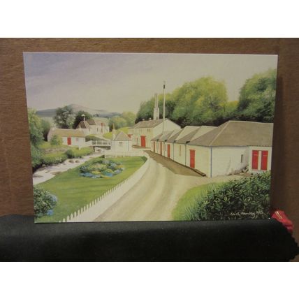 EDRADOUR WHISKY DISTILLERY, PITLOCHRY, SCOTLAND unused vintage postcard (b) =