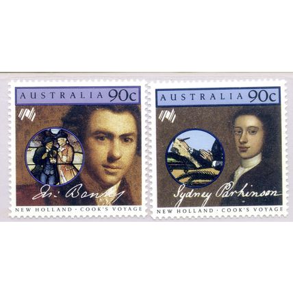 AUSTRALIA 1986 Cook's Voyage to New Holland (6 Stamps) STAMP PACK MNH