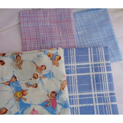 4 Baby Boys Print Fabric Material Cotton Michael Miller Quilting Sewing