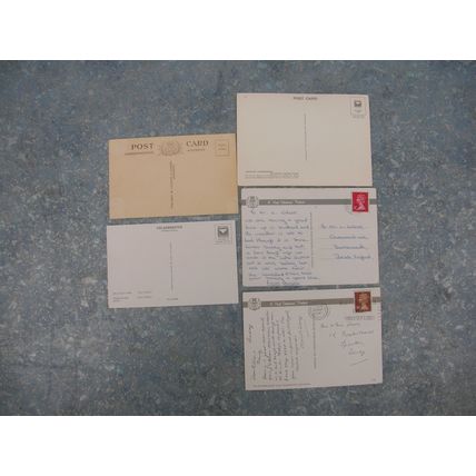 5 old Scottish (Scotland) Postcards – Glen Affric, Galloway, Loch Katrine etc.
