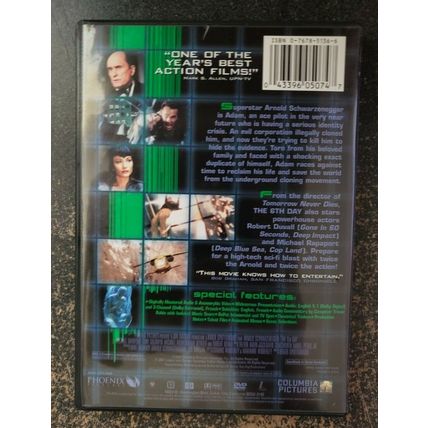 The 6th Day (DVD, 2001) Arnold Schwarzenegger