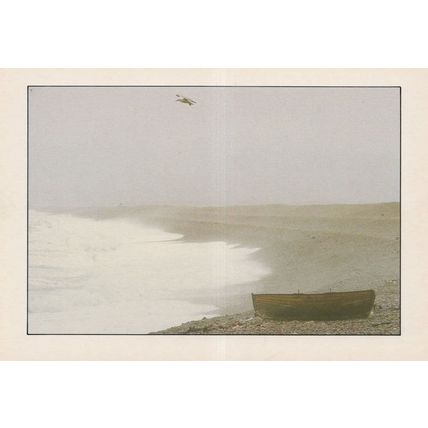 Chesil Bank Dorset Thomas Hardy Beach & Boat From Book Postcard