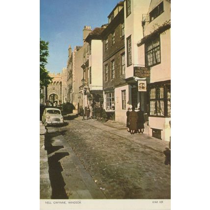 1970s Mini Car at Nell Gwynne Windsor Rare Postcard