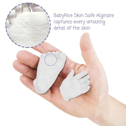 Large Baby Casting Kit Newborn Gift 3D Hand Foot Cast 1kg Alginate Plaster Set