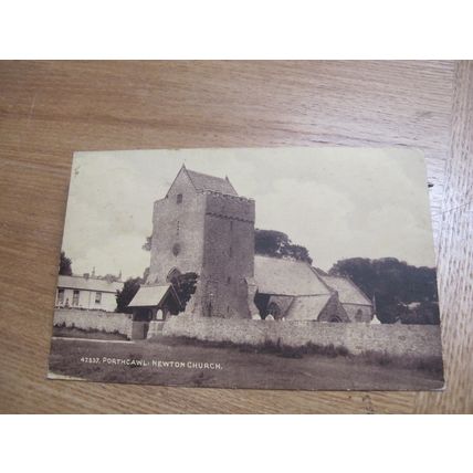 1914 fr Postcard -Newton Church Nr Porthcawl - Glamorgan, South Wales