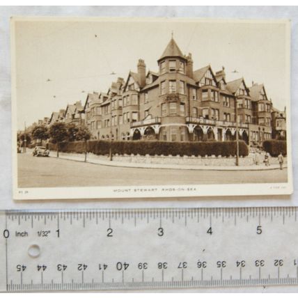 Vintage Postcard Mount Stewart, Rhos On Sea