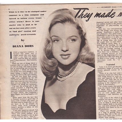 Vintage Picturegoer Magazine - Oct 1950 - Betty Hutton Cover, Howard Keel