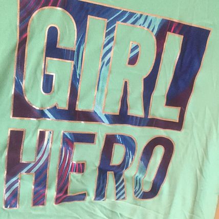 New Champion Girls Girl Hero Medium 7-8 Durable Fabric Athletic Shirt