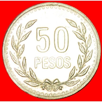 SHIPS (1989-2009): COLOMBIA ★ 50 PESOS 1993 DIES 1+A!★LOW START★NO RESERVE