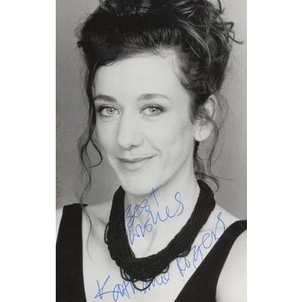 Katharine Rogers Londons Burning Hand Signed Photo