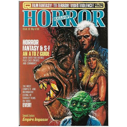Halls Of Horror #30 (1984) *Quality Magazine / Horror, Fantasy & Sci-Fi Guide*
