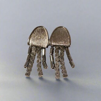 Silver Tone Fringe Earrings