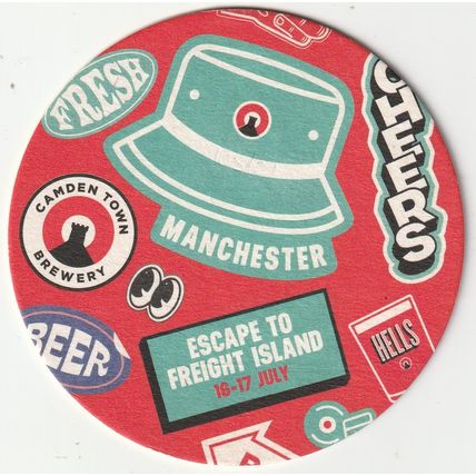 BEER MAT - CAMDEN TOWN BREWERY - TANK PARTY TOUR - (Cat 105) - (2021)