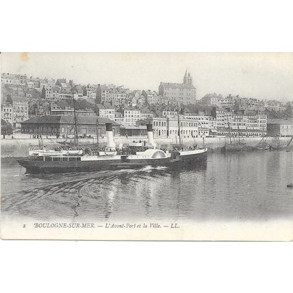 62 - Boulogne-sur-Mer - L'AVANT PORT ET LA VILLE