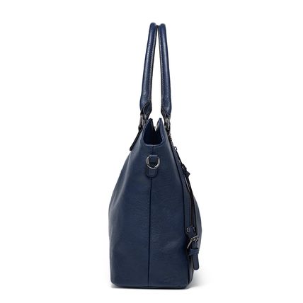 Large Capacity Women's Crossbody Handbag Two Piece Blue