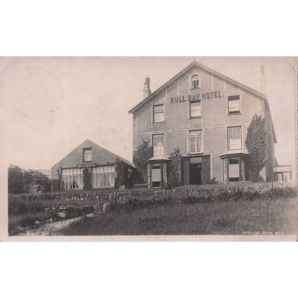 Billiards Snooker Hut Bull Bay Hotel Anglesey Wales Old Postcard