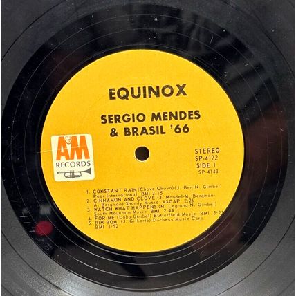 Sergio Mendes & Brasil ‘66 Equinox 1967 LP Vinyl Record Album Vintage (P2)