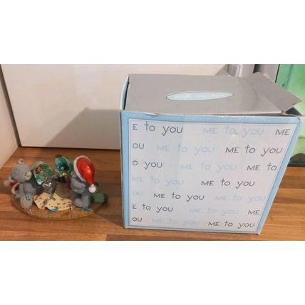 Me To You figurine, Teddy Bear Christmas Cracker. Limited Edition Ornament Boxed