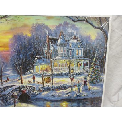 Jigsaw Puzzle Seasonal Landscape A White Christmas 300 pieces NEW made in USA